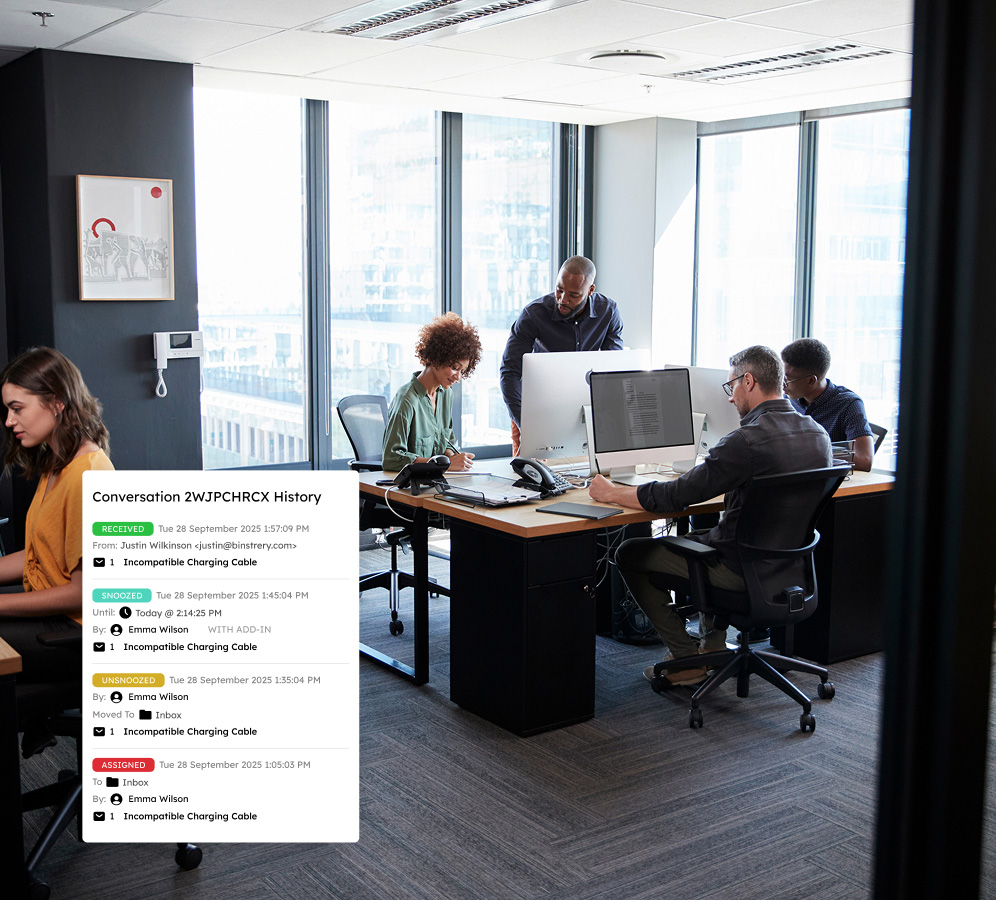 Team email management for legal
